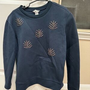 H&M sweater with beaded embroidery
